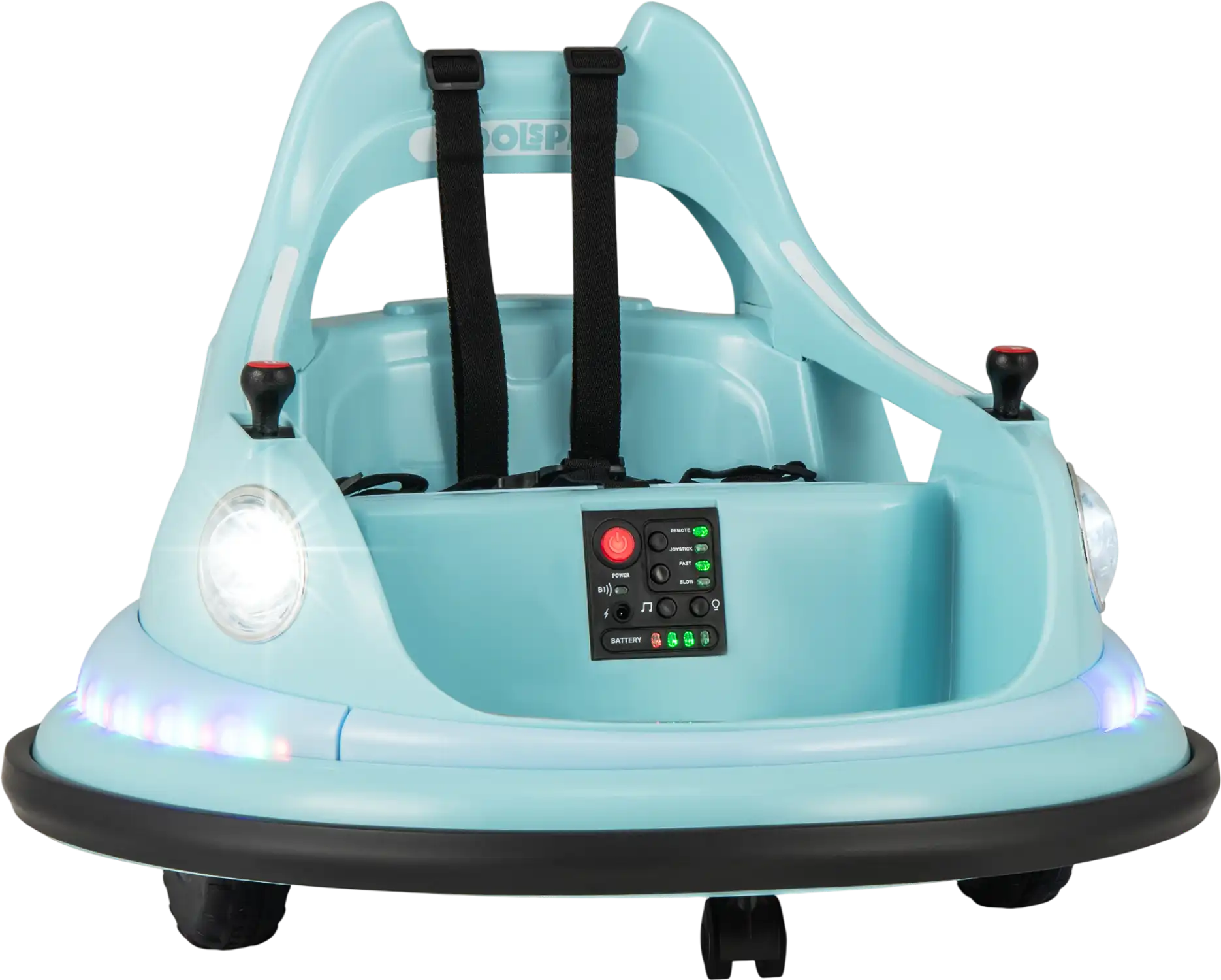 Costway 12V Kids Ride-On Bumper Car Remote Control Dual Joysticks 52481963 New