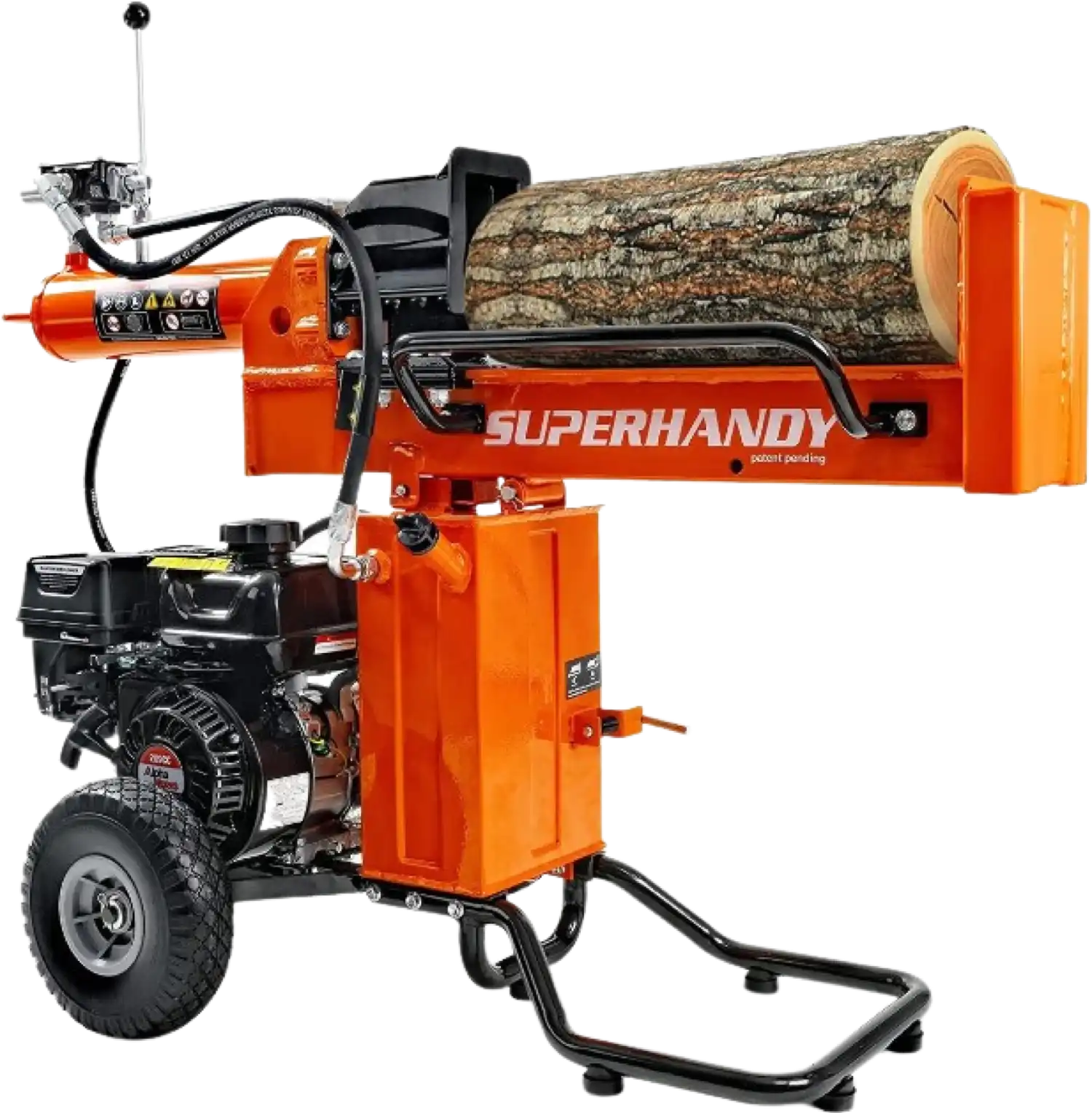 Super Handy GUO096 Portable 7HP 25 Ton Hydraulic Gas Powered Log Splitter New