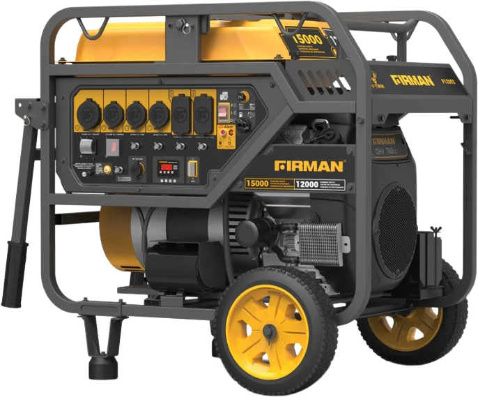 Firman P12002 Generator 12000W/15000W 50 Amp Electric Start Gas With CO Alert New