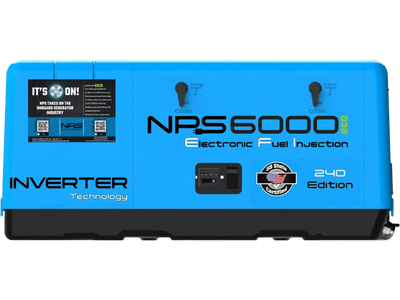 NPS 6000W RV Generator Gasoline EFI Inverter Air-Cooled Single Phase 240V Remote Start CARB NPS6000EFI New