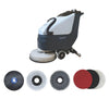 Dapper Supply Floor and Carpet Scrubber Battery Powered Walk Behind 19" Brush 13.5 Gal. Tank New