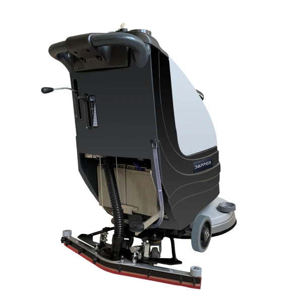 Dapper Supply Floor and Carpet Scrubber Battery Powered Walk Behind 19" Brush 13.5 Gal. Tank New