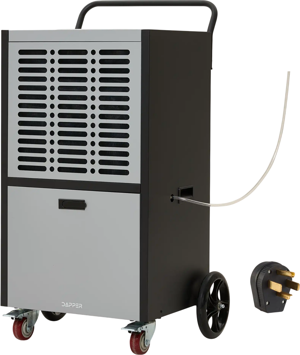 290-Pint Commercial Dehumidifier – Built-In Pump, Drain Hose, 24000 Sq Ft Coverage