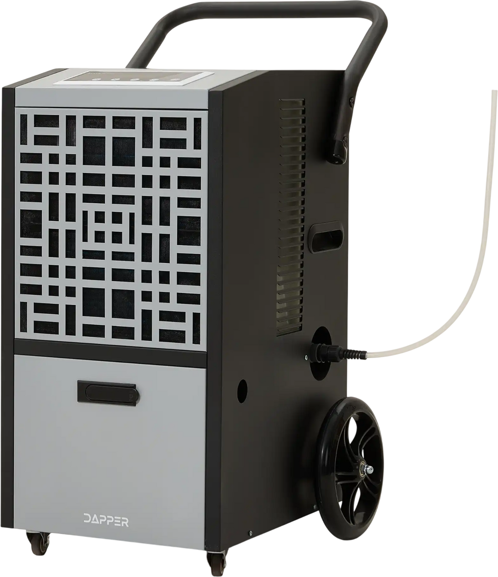 105-Pint Commercial Dehumidifier – Built-In Pump, Drain Hose, 8000 Sq Ft Coverage
