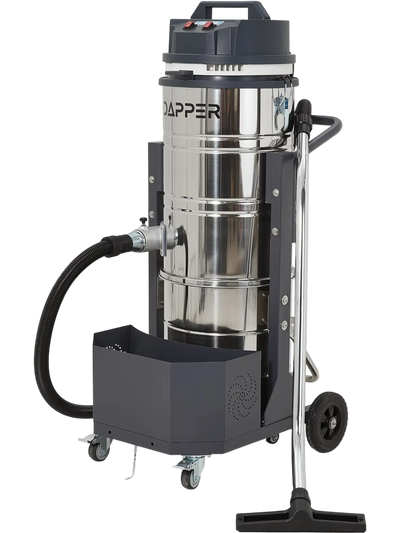 Dapper Supply Industrial Vacuum Wet/Dry 26.5 Gal. 3.3 HP 222 CFM Dual Motor New