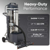 Dapper Supply Industrial Vacuum Wet/Dry 26.5 Gal. 3.3 HP 222 CFM Dual Motor New