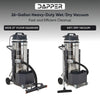 Dapper Supply Industrial Vacuum Wet/Dry 26.5 Gal. 3.3 HP 222 CFM Dual Motor New