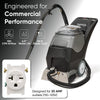 Dapper Supply Carpet Extractor 4-in-1 Cold Water Machine with Steam Upholstery & Floor Wand New