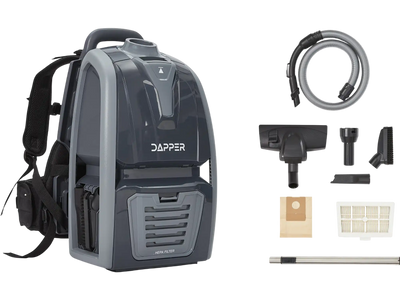 Dapper Supply Commercial Backpack Vacuum & Blower 1 Gal. Corded with Accessories New