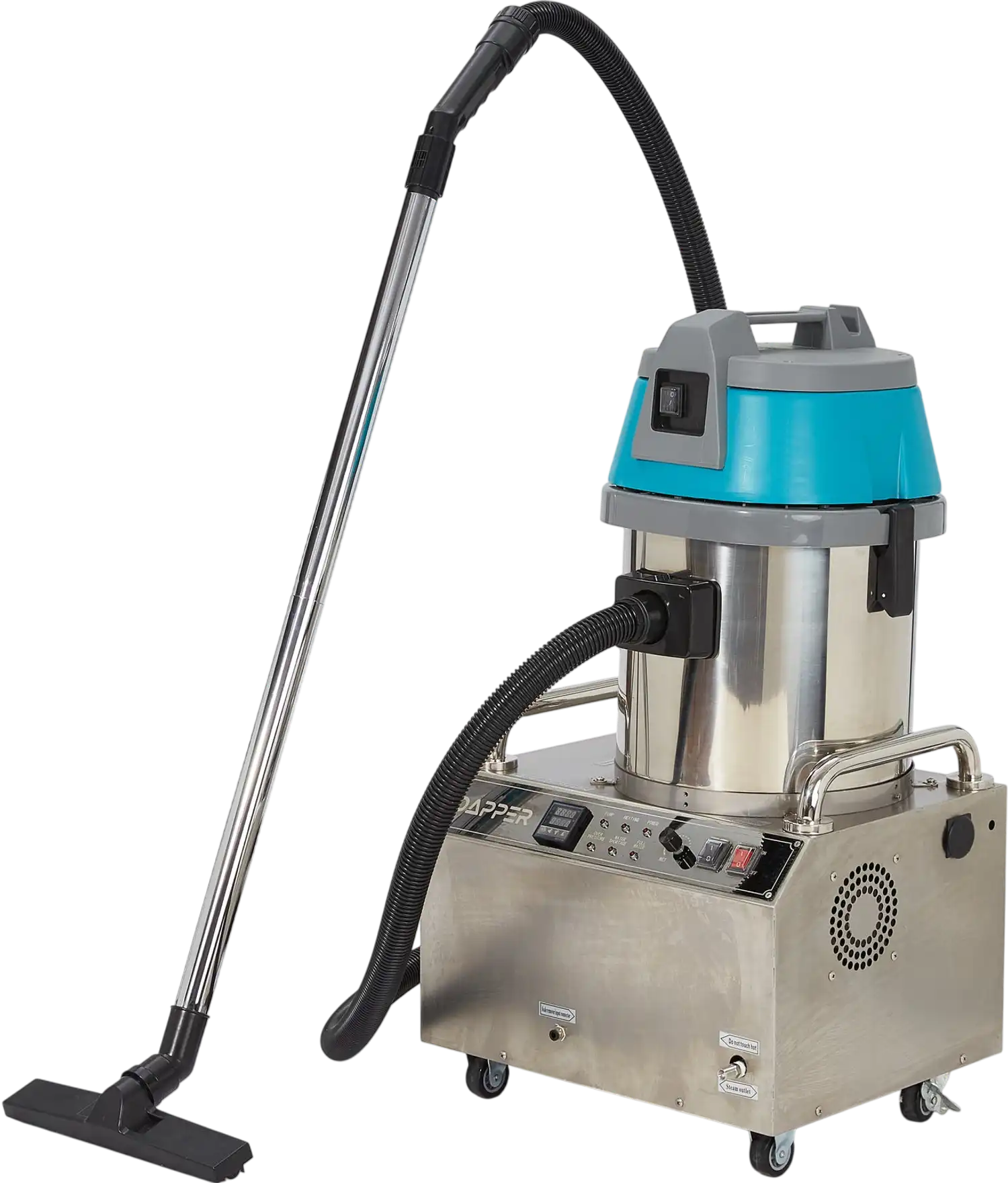 Dapper Supply Commercial Steam Cleaner with Wet/Dry Vacuum 2 Gal. Tank New