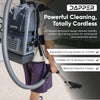 Dapper Supply Commercial Backpack Vacuum & Blower 1 Gal. Battery Powered with Accessories New