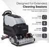 Dapper Supply Floor Cleaning Machine Self Propelled 25" Brush 35" Squeegee 26,900 Sq. Ft./Hr New