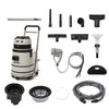 Dapper Supply Vacuum Cleaner Wet/Dry with Steam Cold Water Extraction Scrub Brush 2.5 Gal Tank New