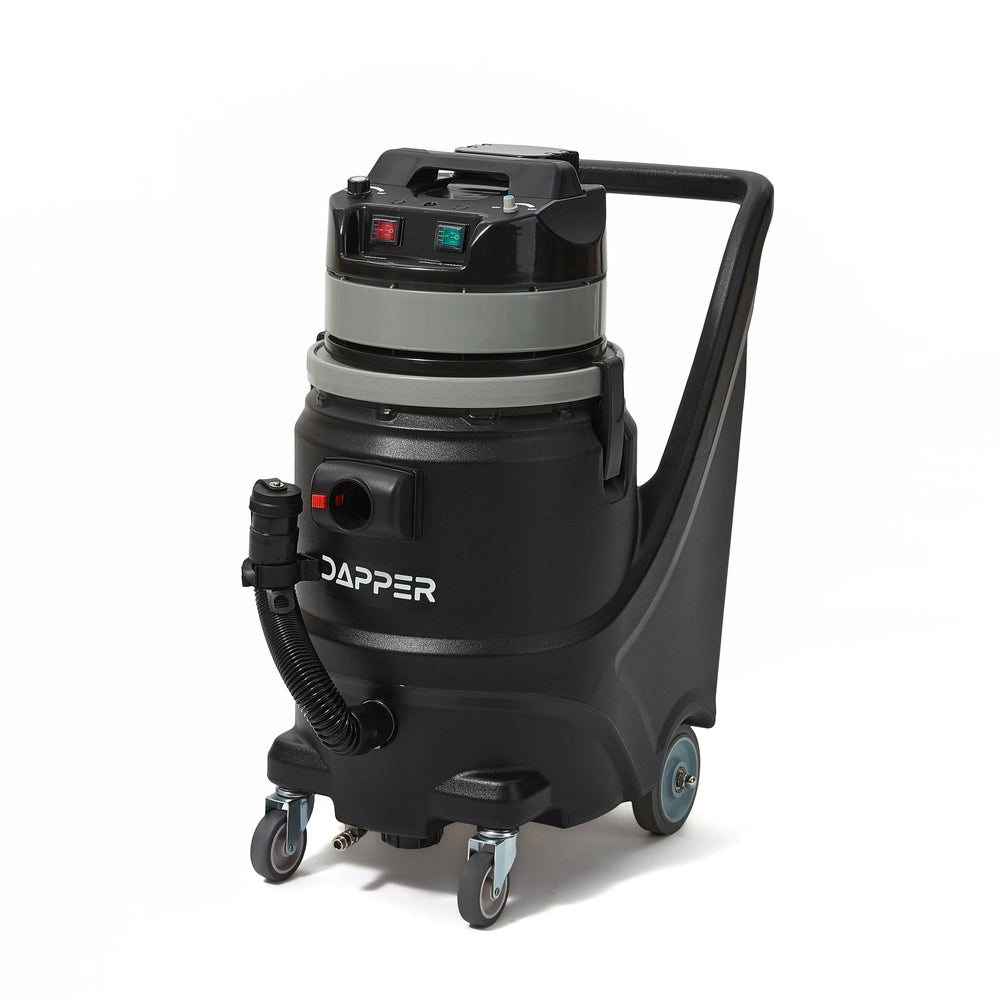 Dapper Supply Vacuum Cleaner Wet/Dry 4.5 Gal. Tank with Scrub Brush Steam Water Extraction New