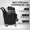 Dapper Supply Vacuum Cleaner Wet/Dry 4.5 Gal. Tank with Scrub Brush Steam Water Extraction New