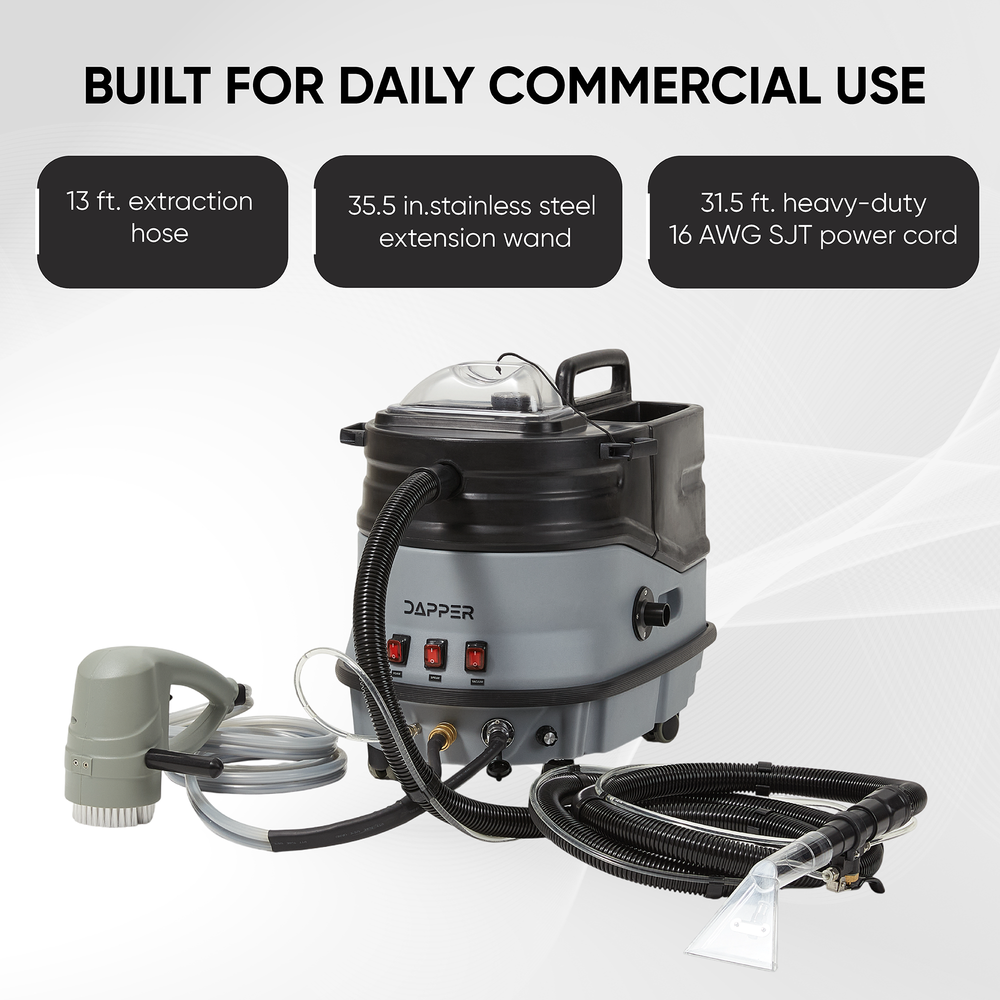 Cold Water Carpet Extractor & Upholstery with Scrub Brush & Blower, 2.5 Gal.