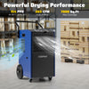 154 Pints Commercial Dehumidifier with Pump and Drain Hoses-Blue - Gallery View 1 of 10