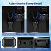Drip-proof faucet detail of the 13.2 Gal insulated beverage dispenser, featuring a silicone sealing ring and top vent.