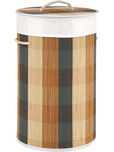 Costway 13.2 Gal Laundry Hamper Removable Machine-Washable Liner 37670042 New