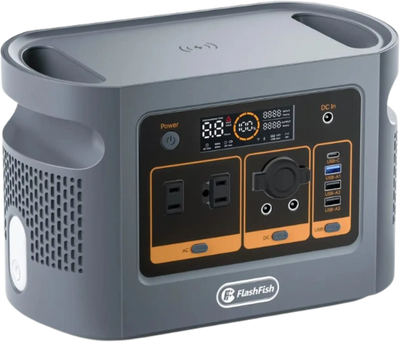Flashfish QE01D UPS Portable Power Station 600W 448Wh New