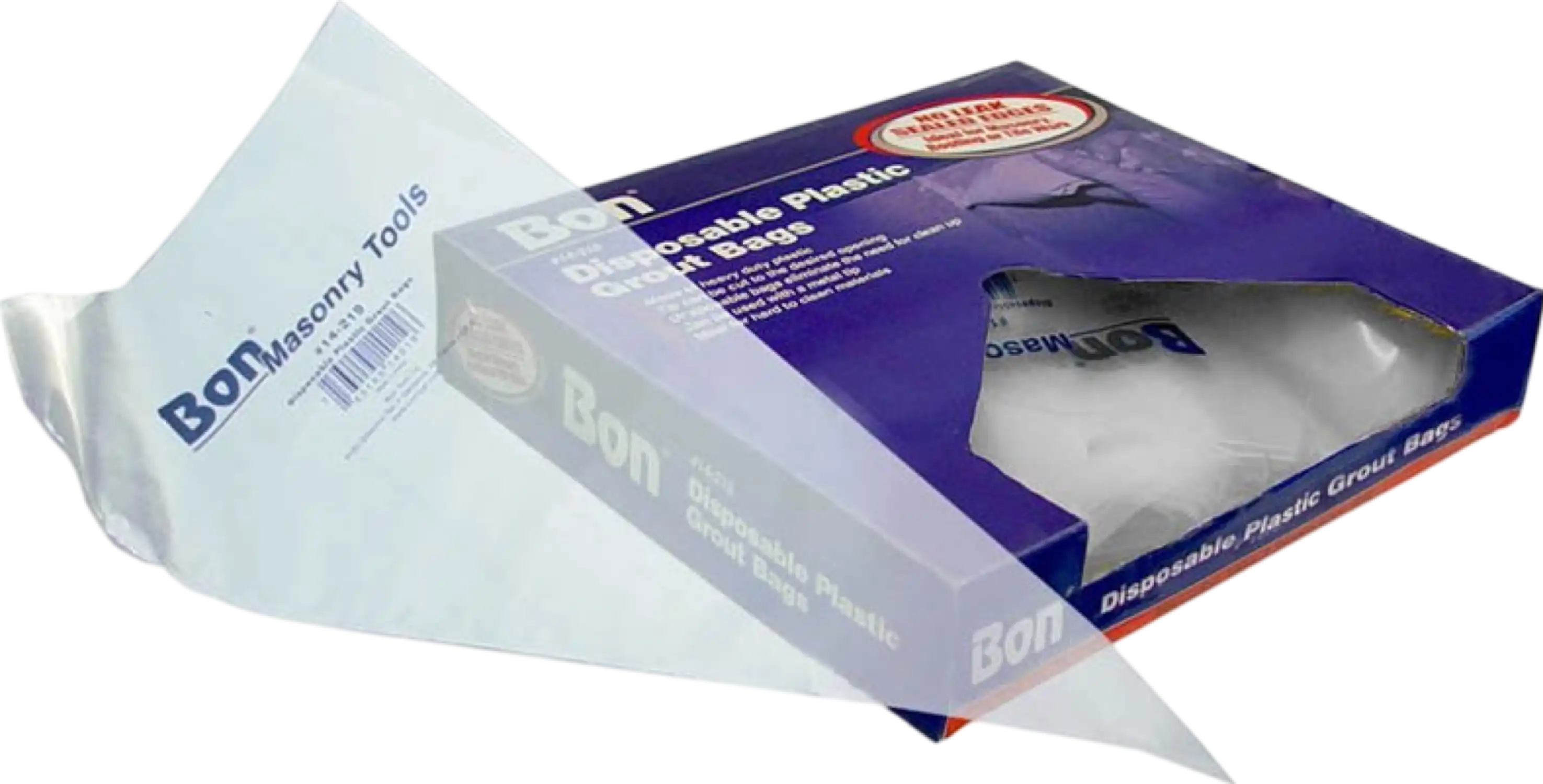 Bon 14-219 Disposable Plastic Grout Bags Pack of 50 New