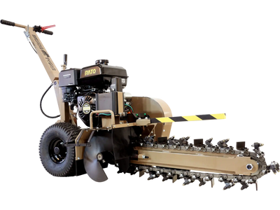 BigBear Power BBT624 Trencher 24 in. 15 HP Rato Engine 200 ft/Hr New