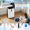 Smart portable AC unit with 14000 BTU, voice control, and 3 functions for efficient cooling in rooms up to 750 sq. ft.