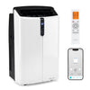 14000 BTU Smart Portable AC with APP Voice Control 47 dB for Rooms 750 Sq.Ft-Black - Gallery View 1 of 10