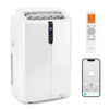 14000 BTU Smart Portable AC with APP Voice Control 47 dB for Rooms 750 Sq.Ft-White - Gallery View 1 of 10