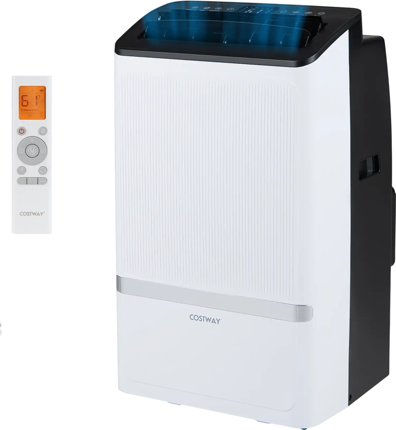 Costway 14000 BTU WiFi Portable Air Conditioner Dehumidifier 24H Timer 48639297 New