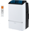 Portable 14000 BTU air conditioner with WiFi, dehumidifier, and 24H timer for customizable year-round comfort.