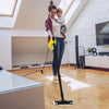 1400W Handheld Steam Cleaner with 14-Piece Accessory Kit and Child Lock-Yellow - Gallery View 1 of 10