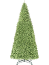 14FT artificial Christmas tree with 10874 PVC branch tips, featuring a lush design and stable metal base for easy setup.