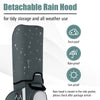 Detachable rain hood for the 14 dividers golf cart bag, ensuring rain-proof and dust-proof protection for your clubs.