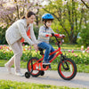 14 Inch Kids Bike Adjustable with Christmas Music & Flag for Aged 4-5 Years Old - Gallery View 1 of 10