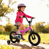 14-Inch Kids Bike with Removable Training Wheels Pink-Brave Hero - Gallery View 1 of 10