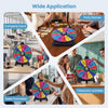 14-slot multicolor spin wheel with smooth surface, ideal for company events, party games, and classroom activities.