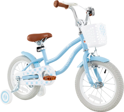 Costway Kids Bike Adjustable Handlebar Seat 12/14/16/18