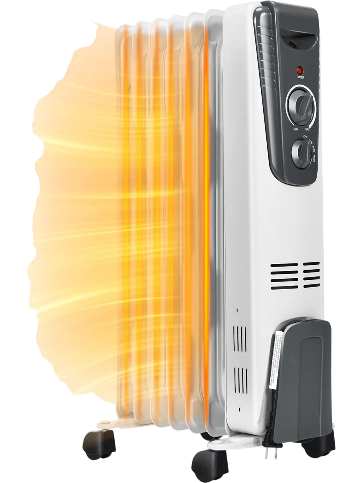 Costway 1500W Electric Space Heater Adjustable Thermostat 19726348 New