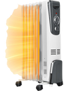1500W Electric Space Heater with Adjustable Thermostat