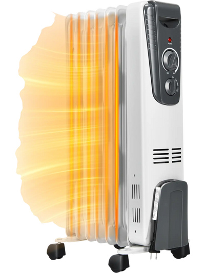 Costway 1500W Electric Space Heater Adjustable Thermostat 19726348 New