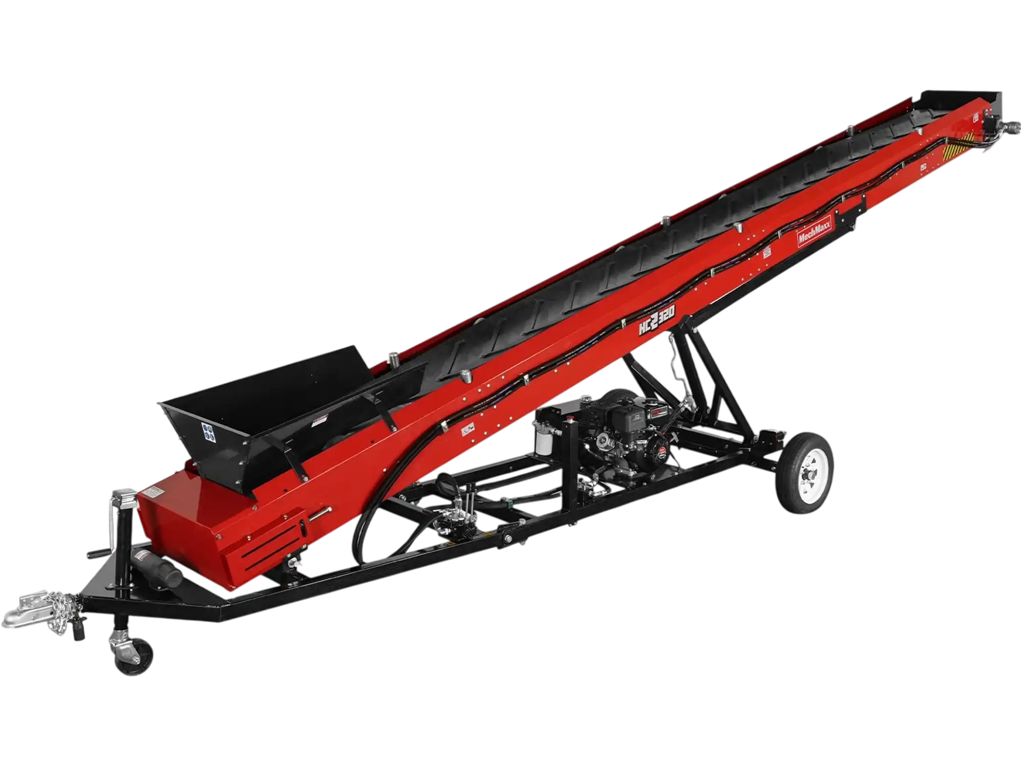 MechMaxx HC2320 Firewood Conveyor Heavy Duty 9HP 270cc Gas Powered 180