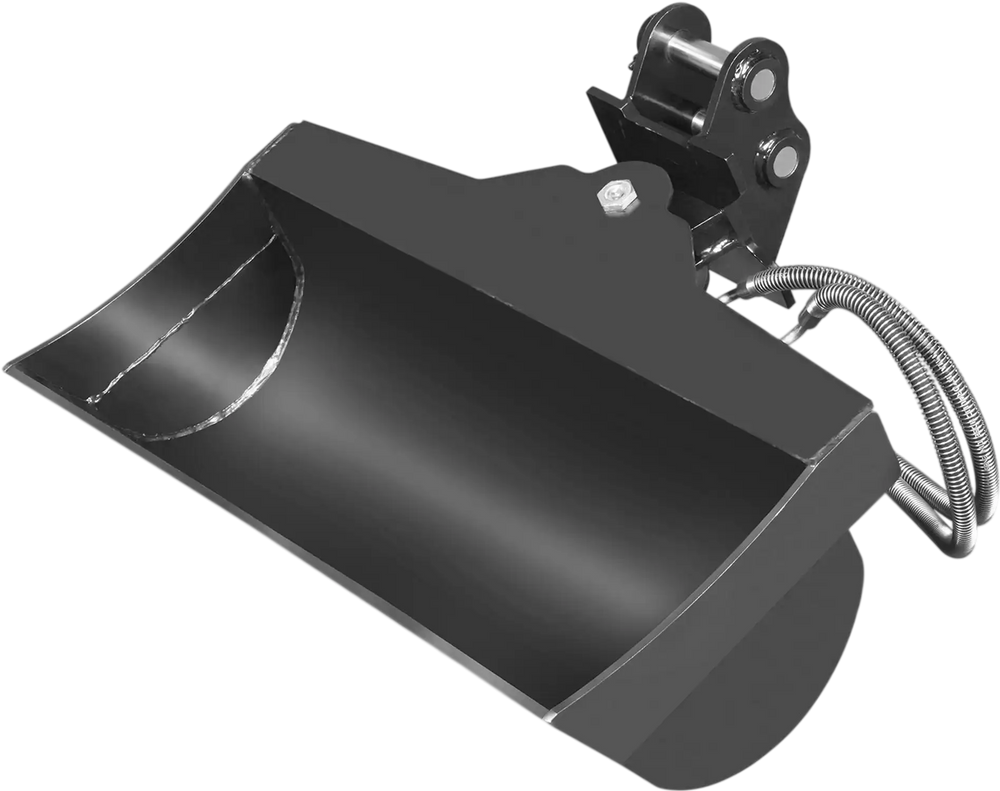 Tilting Bucket for Mini Compact Excavator MEC17, MEC17PRO (SKU: 150533; 150534）