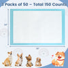 24 x 36 inch pet wee pee pads in a pack of 150, designed for house training and floor protection.