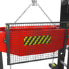 150 Ton H-Frame Electric Hydraulic Shop Press with Double-Acting Cylinder & Chain-Driven Table Lift,  110V Motor,  Fully Welded Steel Frame,  Safety Guard,  HSP150E