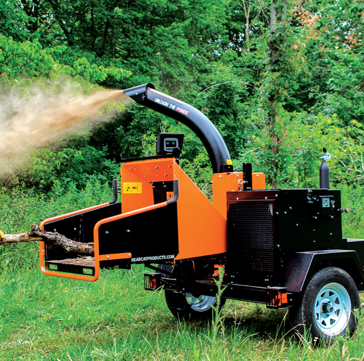 Bear Cat CH911DH Chipper 9" 24.8 HP Kubota Engine Electric Start Road Towable New