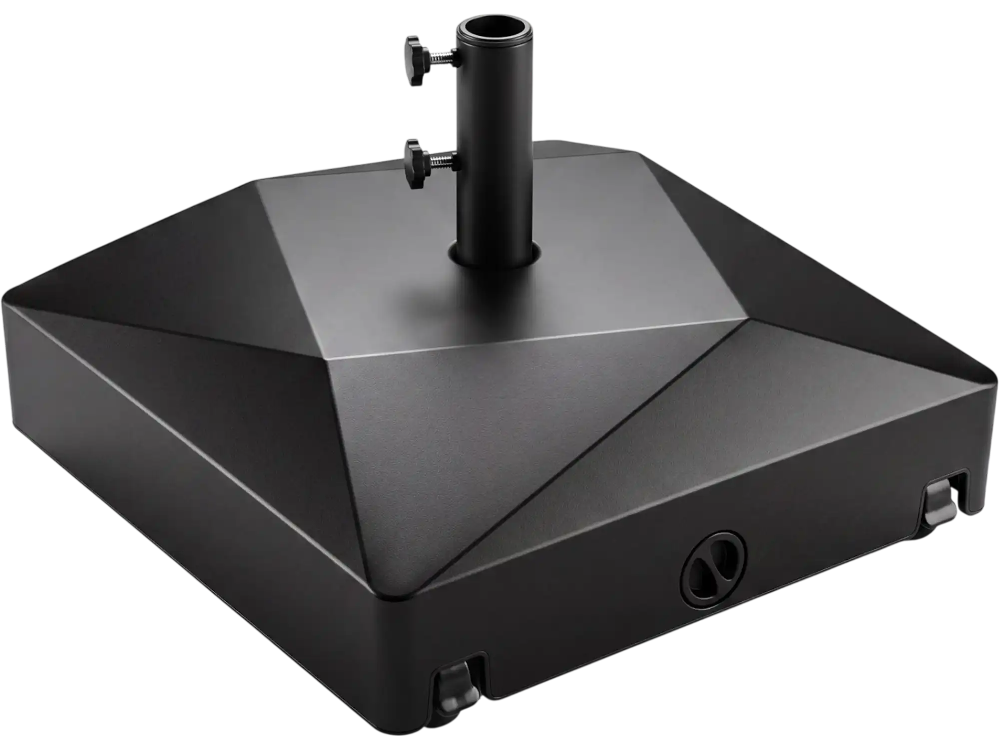 Costway 154lbs Mobile Fillable Patio Umbrella Base 4 Wheels 98716012 New