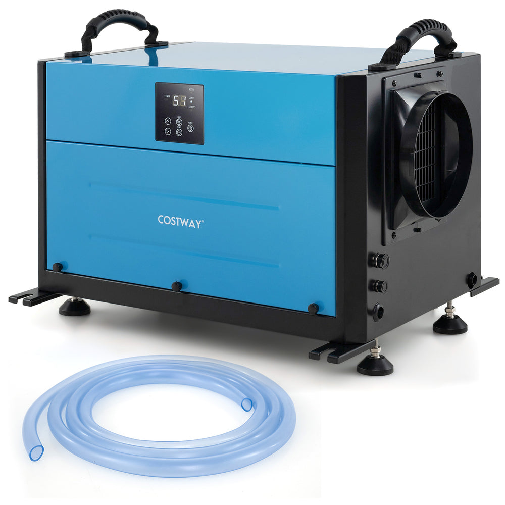155 Pint Crawl Space Dehumidifier with 3 Modes and 24H Timer-Blue - Gallery View 1 of 7