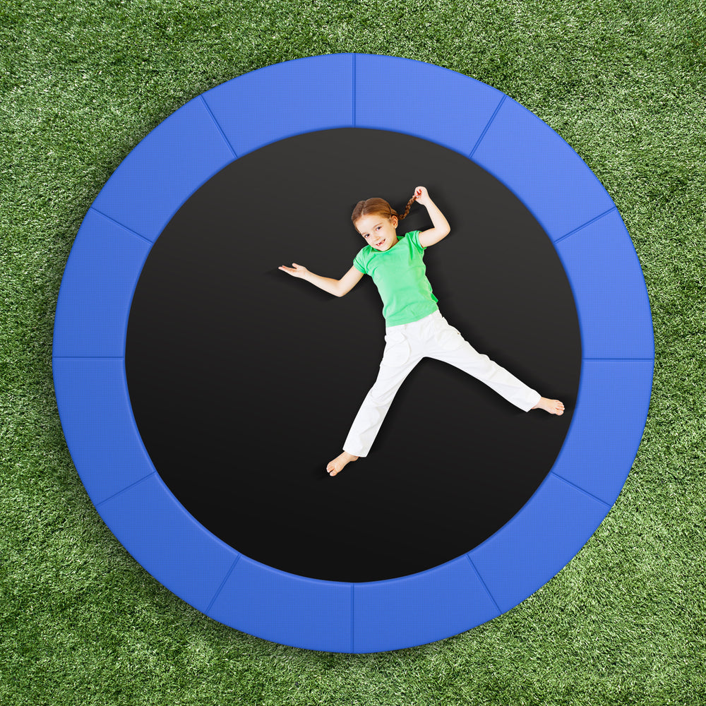 15 Feet Trampoline Pad Replacement Safety Pad with Fixing Straps (Blue) - Gallery View 1 of 10