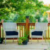 21 Inch x 21 Inch Patio Chair Seat Cushion Pads for Indoor and Outdoor-Navy - Gallery View 1 of 12